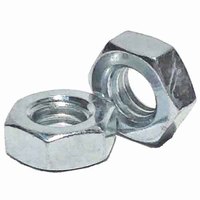 HHJN134 1-3/4"-5 Heavy Hex Jam Nut, A563 Grade A, Coarse, Zinc